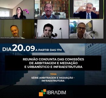 ARBITRAGEM E MEDIAÇÃO PARA URBANISMO E INFRAESTRUTURA NO IBRADIM