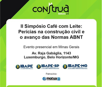 Nova Norma de Perícias e a Norma de Garantias de Edificações serão tema do Construa Minas